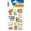 Produktbild: Schmucketikett Decor Papier Bauernhoftiere 3Bl 1Pack,