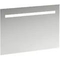 Produktbild: LAUFEN Leelo Spiegel mit integrierter horizontaler LED-Beleuchtung, Aluminiumrahmen, 1000 mm, Version mit 1 Touch Sensorschalter, H4476629501441