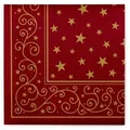 Produktbild: Sovie HORECA Serviette Liam in Bordeaux aus Linclass® Airlaid 40 x 40 cm, 50 Stück - Weihnachten