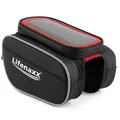 Produktbild: Lifenaxx Fahrradtasche LX-029 - Fahrrad Rahmentasche mit integriertem Smartphone Fach für alle Fahrradtypen: E-Bike, Mountainbike, Cityrad - Wasserdicht, Telefonfach bis ca. 6,7 Zoll, 3 L Volumen