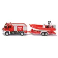 Produktbild: siku Feuerwehr Unimog mit Boot 1636 Spielzeugauto