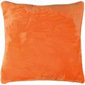 Produktbild: Bestlivings Flauschige Kissenhülle Celina (40 x 40 cm) - Kuscheliger Bezug mit Reißverschluss Orange ideal für Dekokissen und Sofakissen