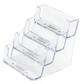 Produktbild: DEFLECTO 70841 Visitenkartenhalter 4 Fächer transparent