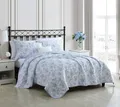Produktbild: Home – BettwäscheSet für Doppelbett, wendbar, Blumenmuster, Baumwolle, mit pa...