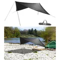 Produktbild: Semptec Tarp: Leichtes und robustes Outdoor-Sonnensegel, 3 x 3 m, mit Zubehör