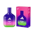 Produktbild: adidas Vibes Spark Up Eau de Parfum, langanhaltender, belebender Unisex-Duft mit natürlichen ätherischen Ölen, 100ml
