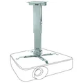 Produktbild: celexon universal Beamer-Decken-Halterung MultiCel63100W weiß | neigbarer, schwenkbarer & höhenverstellbarer Projektor-Halter mit 63 cm - 100 cm Deckenabstand inkl. Kabelführung |Tragkraft max. 25Kg