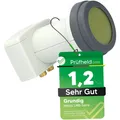 Produktbild: Test SEHR GUT Note 1.2 * Helios Twin LNB + 4X F-Stecker mit LTE Abschirmung ...