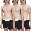 Produktbild: Calvin Klein Herren 3er Pack Boxershorts Briefs Boxer Brief Stretch, Schwarz (Black), M