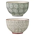 Produktbild: Bloomingville Schalen Karine, grau grün, Keramik, 2er Set, 6 cm