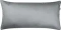 Produktbild: Schöner Wohnen Satin-Kissenbezug einzeln Pure Farbe grau Größe 40x80cm