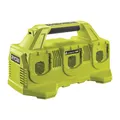 Produktbild: RYOBI 18 V ONE+ 6-Fach-Akku-Ladestation RC18640, 4,0 A Ladestrom, USB-Anschluss, Wandmontierbar, ohne Akku