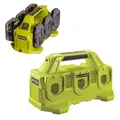 Produktbild: Ryobi 6-fach-Akku-Ladestation 4A Lader Ladegerät für bis zu 6 Akkus RC18640