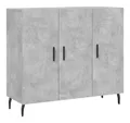 Produktbild: vidaXL Sideboard Sideboard Betongrau 90x34x80 cm Holzwerkstoff (1 St)