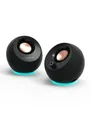 Produktbild: Creative Pebble Pro - Black - Bluetooth - 2.0 PC-Lautsprecher - Schwarz