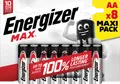 Produktbild: EN MAX AA8 - MAX, Alkaline-Batterie, AA (Mignon), 8er-Pack