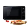 Produktbild: Panasonic NN-CT56JBGPG Slimline-Kombi-Mikrowellenherd mit Grill, Drehteller aus Glas, 27 l, 1000 W, 40/100–220 °C, 23 automatische Programme, Auftauen, 6 Leistungsstufen, digitale LED, Schwarz