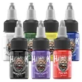 Produktbild: HAWINK Tattoo Farbe Ink Set 0.5oz(15ml) 7 Bottles Tattoo Zubehör Kit TI203EU-15-7