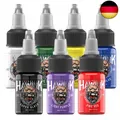 Produktbild: HAWINK Tattoo Ink Set 0.5oz(15ml) 7 Bottles Lieferumfang Flaschen TI203-15-7