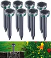 Produktbild: NEU 8er Set Solar Maulwurfschreck Vibration für Abwehr Vertreiben Garten Tiere