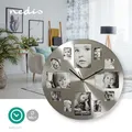 Produktbild: Nedis® Wanduhr im eleganten Design mit Bilderrahmen 400 mm Metall
