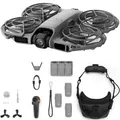 Produktbild: DJI Drohne Neo 2 Motion Fly More Combo, FPV-Brille und 3 Akkus, 4K/60fps, 12MP Kamera, 19 min Flugzeit, 151 g