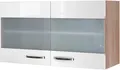 Produktbild: Flex-Well Glashängeschrank Florenz (B x H x T) 100 x 54,8 x 32 cm, mit Stollenglastüren
