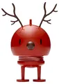 Produktbild: Hoptimist - Skandinavisches Design - Weihnachtsfigur - Medium Reindeer Bumble - Rot - Höhe: 15 cm - Geschenkidee