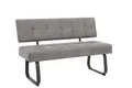 Produktbild: Sitzbank LUISE I B, mit Microfaser-Bezug, Farbe Vintage grau