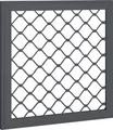 Produktbild: Globel Fenster-Set 1 62 x 62 cm anthrazit