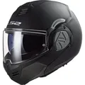 Produktbild: LS2 Motorradhelm FF906 Advant Klapphelm, vorbereitet für Kommunikationssystem,Notfallsystem-Polsterung (EQ schwarz XXL (63/64)