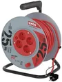 Produktbild: EMOS P09225 Kabeltrommel, SCHUKO, 4 Steckdosen, Länge 25m, 1,5mm², PVC, rot (1928042500)