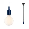 Produktbild: Paulmann 78430 Neordic Pendelleuchte Ketil E27 max. 60W Nachtblau/Schwarz dimmbar Silikon/Kunststoff