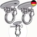 Produktbild: Besthouse Zwei Stücke SUS304 Edelstahl Schwerlast Deckenhaken Premium