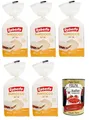 Produktbild: 5x Roberto Panfiocco Bianco,Weiches Weißbrot Ohne Kruste,Krustenloses Brot,400g + Italian Gourmet Polpa di Pomodoro 400g Dose