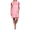 Produktbild: RELAX by Normann Nachthemd Kurzarm Damen Nachthemd im Casual Look - 122 10 757 rosa 44-46