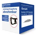 Produktbild: Oris Anhängerkupplung abnehmbar für SEAT Leon ST Kombi Typ 5F8 AHK