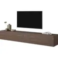 Produktbild: Selsey BISIRA TV-Möbel 200 cm Nussbraun - Braun