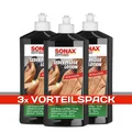 Produktbild: 3x Sonax Lederpflegelotion Push-Pull Lederpflege 500ml