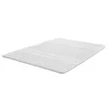 Produktbild: Sleezzz Matratzentopper 80 x 200 cm, 2,5 cm Höhe, 7-Zonen Komfortschaum, Weiß, Rutschhemmend mit Eckgummis
