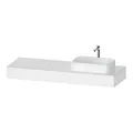 Produktbild: Duravit Konsole Qatego 160x55x17cm, we ma, 1 Ausschn, Beck. re