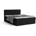 Produktbild: BOXBETT LON IV 200/200 in Cord Schwarz H4 - Schwarz
