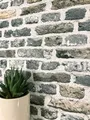 Produktbild: Newroom Tapete Grau Vliestapete Stein - Steintapete Modern Dunkelgrau Braun Ziegelstein Klinker Steinoptik 3D Optik Backstein Steinmauer inkl. Tapezier-Ratgeber