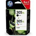 Produktbild: HP 305XL (6ZA94AE) - Schwarz + 3 Farben - Druckerpatrone - Hohe Kapazität - Multipack