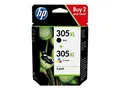 Produktbild: HP 305XL Druckerpatronen Set Schwarz + Color für Deskjet 2320 2710 2720 2724 4210e 4220e 4222e 4227e 4230e Deskjet Plus 4110 4120 4122 4130 Envy 6010 6020 6022 6030 6032 Envy Pro 6420 6422 6430 6432