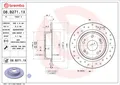 Produktbild: BREMBO 2x Bremsscheiben hinten Voll beschichtet für Honda Accord VIII CU CW CR