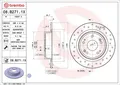 Produktbild: 2x BREMBO 08.B271.1X Bremsscheibe für HONDA
