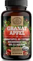 Produktbild: Granatapfel Kapseln -2400mg je Tagesdosis- WICHTIG: 45:1 Extrakt (=108000mg reine Granatapfelkerne) +40% Ellagsäure I 150 Granatapfel Extrakt Kapseln -Laborgeprüft- DE SCHEUNENGUT®