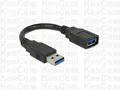 Produktbild: Delock 82776 USB 3.0 Verlängerung Stecker A auf Buchse A 15cm