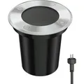 Produktbild: ledscom.de Bodeneinbauleuchte BOJA für außen, IP67, edelstahl, rund, 108mm Ø, 1x GU5.3 max. 15W